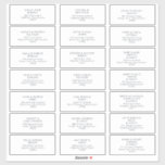 Dark Navy Wedding Guest Address labels<br><div class="desc">These dark navy wedding guest address labels are perfect for your classy boho wedding. Its simple, unique abstract design accompanied by a contemporary minimal script and a white and black colour palette gives this product a feel of elegant formal luxury while staying simplistic, chic bohemian. Keep it as is, or...</div>