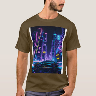 Dark Neon City Sports 13 T-Shirt