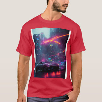 Dark Neon City Sports  26 T-Shirt