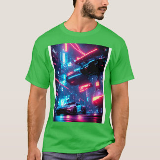 Dark Neon City Sports 28 T-Shirt