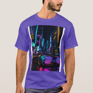 Dark Neon City Sports 5 T-Shirt