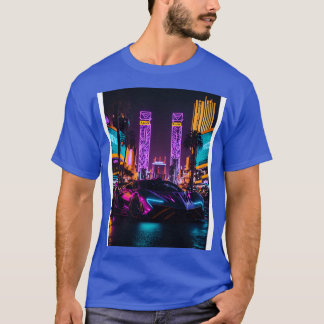 Dark Neon Sports  in Beach Neon City 5 T-Shirt