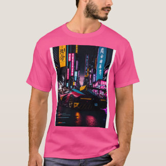 Dark Neon Sports  in Japanese Neon City 22 T-Shirt
