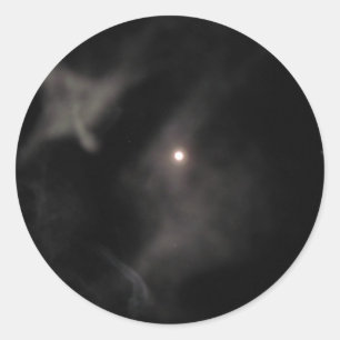 dark night sky sticker