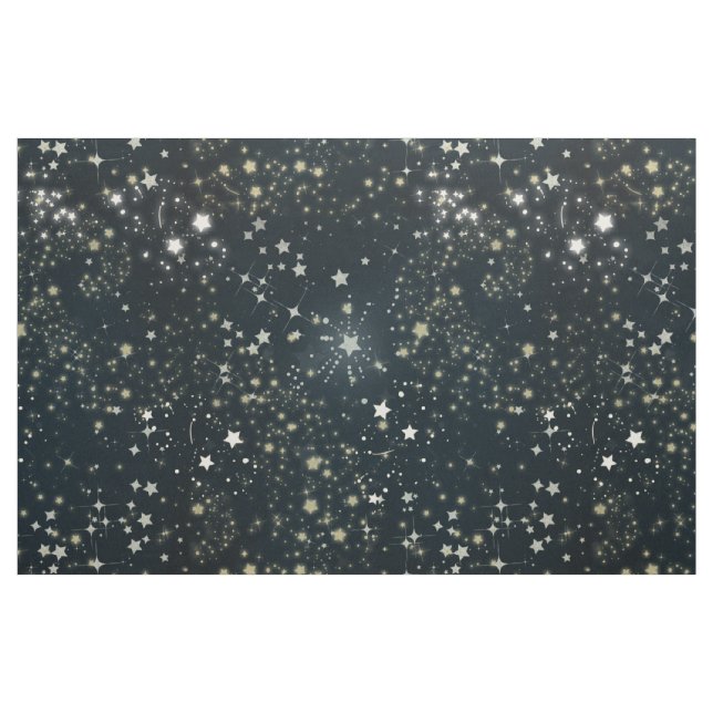 Dark Night Sky With Stars Fabric (Yard)