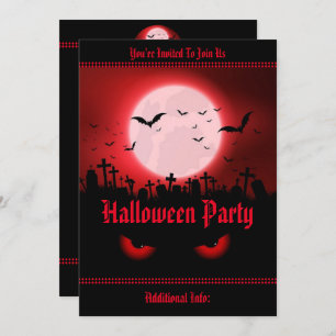 Dark Night Watchers Invitation