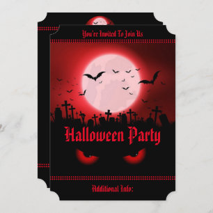 Dark Night Watchers Invitation
