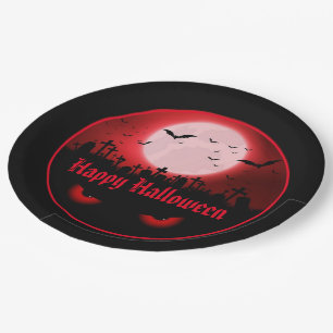 Dark Night Watchers Paper Plate