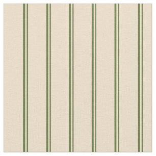 Dark Olive Green and Tan Coloured Pattern Fabric