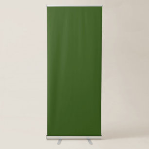 Dark olive green Best Vertical Retractable Banner