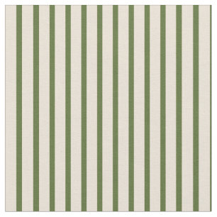 Dark Olive Green & Bisque Coloured Pattern Fabric