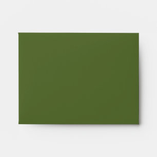 Dark Olive Green Envelopes