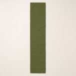 Dark olive green solid colour scarf<br><div class="desc">Dark olive green solid colour. Modern colour.</div>