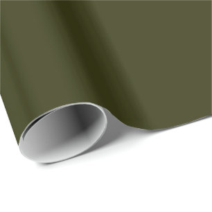 DARK OLIVE GREEN (solid colour) ~ Wrapping Paper