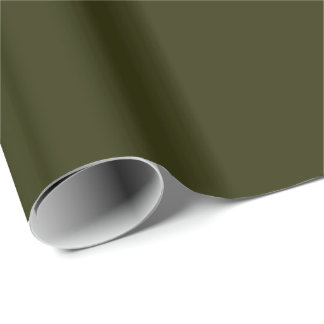 DARK OLIVE GREEN (solid colour) ~ Wrapping Paper