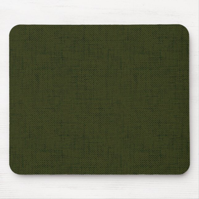 Dark olive textured  mouse mat (Front)
