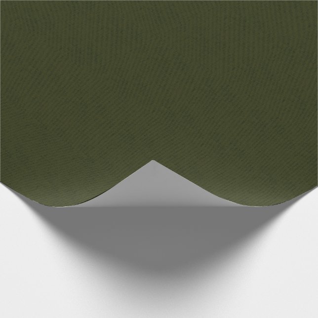 Dark olive textured  wrapping paper (Corner)