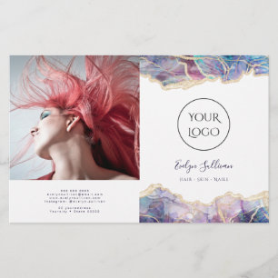 dark opal design bifold brochure