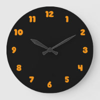 Dark orange and black simple