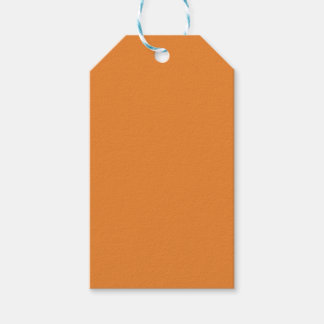 Dark orange Gift Tag