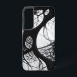 Dark Organic Roots Abstract Pattern Case<br><div class="desc">Make a bold statement and protect your phone with this tough, glossy case featuring an intriguing abstract design. The artwork presents a mesmerising network of dark, intertwined organic structures, like roots or branches, set against a contrasting light background. This complex pattern evokes a sense of mystery and depth, drawing the...</div>
