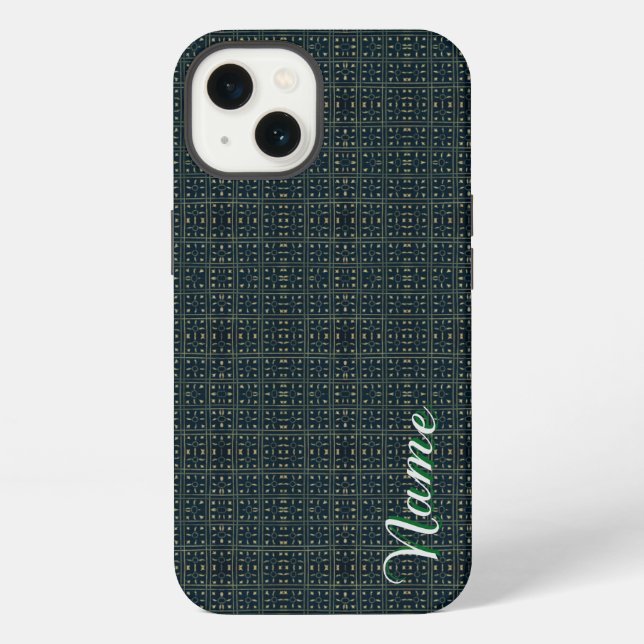 Dark Ornamental Maze (Barely There)  iPhone Case (Back)