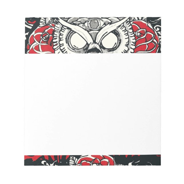 Dark Owl Notepad (Front)
