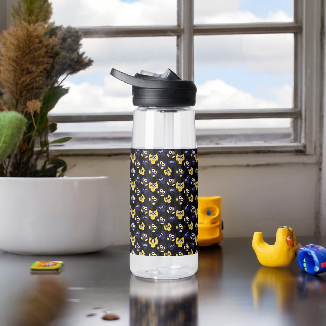 Dark Owl  Water Bottle (Water Bottle)