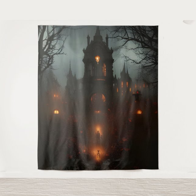 Dark Palace  Tapestry (Front)