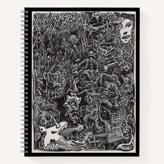 Dark Passage by Brian Benson  Notebook (Front)