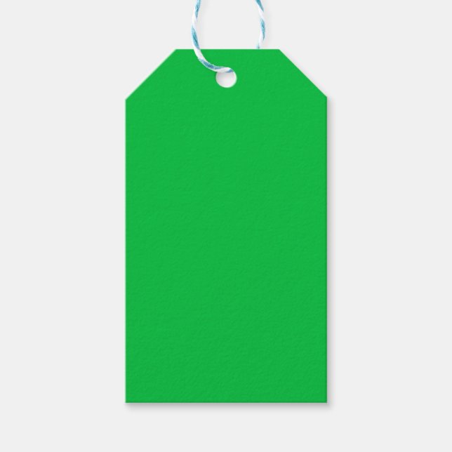 Dark Pastel Green Gift Tags (Front)