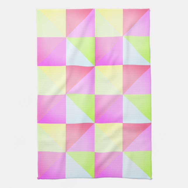 Dark Pastels Kitchen Towel (Vertical)