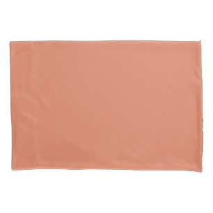 Dark Peach (solid colour) Pillowcase
