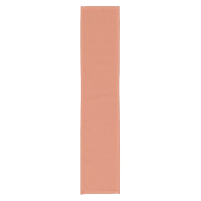 Dark Peach (solid colour)  Short Table Runner (Front)