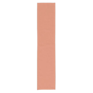 Dark Peach (solid colour)  Short Table Runner