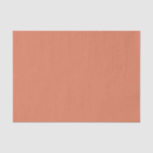 Dark Peach (solid colour)  Tissue Paper