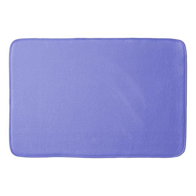 Dark Periwinkle Purple Bath Mat (Front)