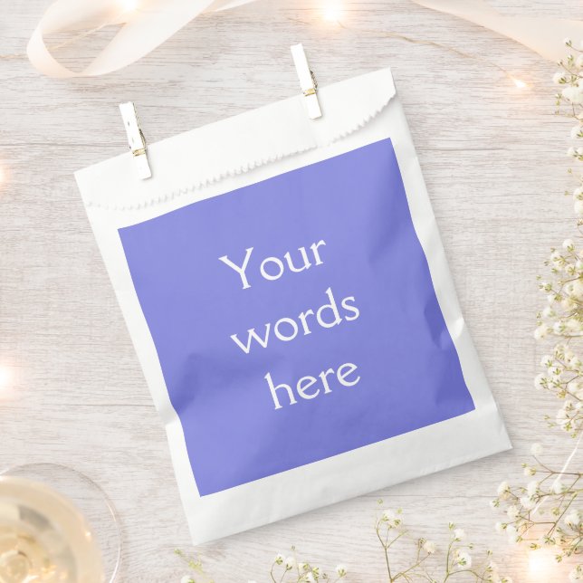 Dark Periwinkle Purple Favour Bags (Clipped)
