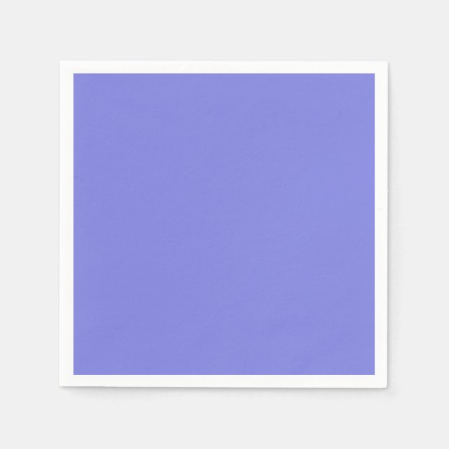 Dark Periwinkle Purple  Napkin (Front)