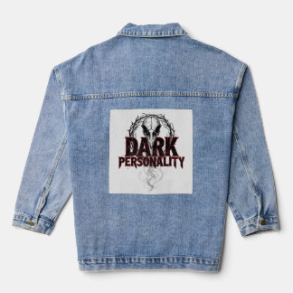 Dark personality denim jacket