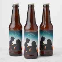Dark Photo | Save The Date | Beer Label | Top
