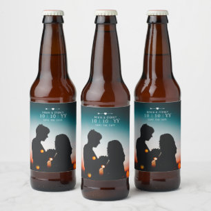 Dark Photo   Save The Date   Beer Label   Top
