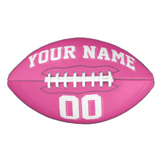 DARK PINK AND WHITE Custom Football American Football