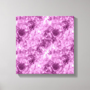 Dark Pink Crumpled Texture Canvas Print