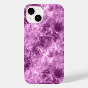 Dark Pink Crumpled Texture Case-Mate iPhone 14 Case