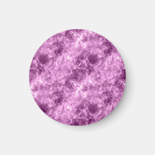 Dark Pink Crumpled Texture Magnet