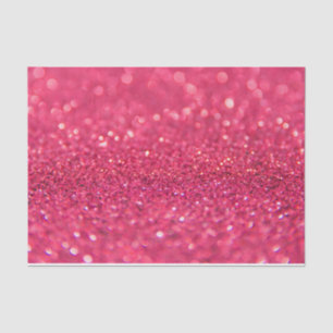 Dark Pink Glitter Design Tissue Paper