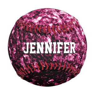Dark pink glitter sparkles Your name Team