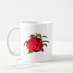 Dark Pink Hibiscus Coffee Mug