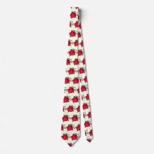 Dark Pink Hibiscus Tie